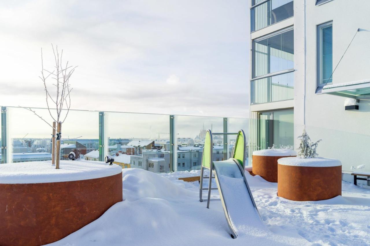 Ferienwohnung Juuri Valmistunut Yksio Rotuaarilla Oulu Exterior foto